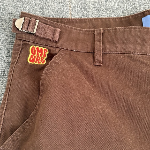 Vintage Y2K Empyre Relax Fit Cargo Pants Brown Size 32x29 Skater Streetwear - Picture 3 of 14